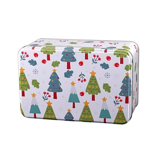 Christmas tin box